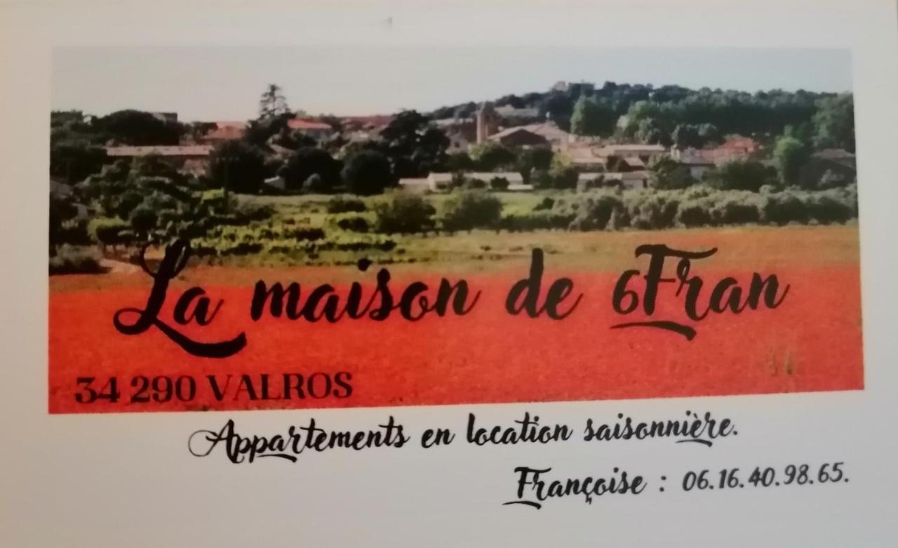 La Maison De 6Fran Appartement 2 Chaleureux Et Calme Ambiance Familiale Valros Ngoại thất bức ảnh